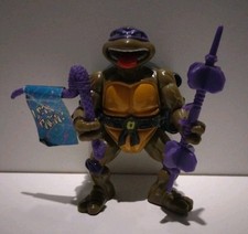 TMNT Teenage Mutant Ninja Turtles Donatello City Sewer Talking Figure 1991 Rare