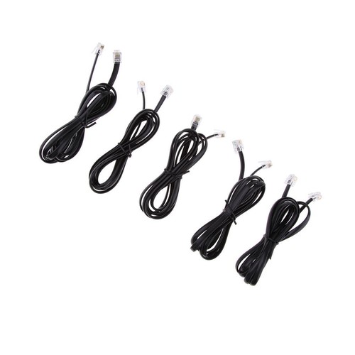 5pcs 6p6c rj12 male - to,