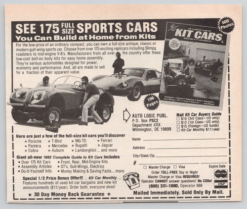 Kit cars auto logic - auto, gt