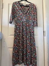 Sea salt Cornwall Floral Midi