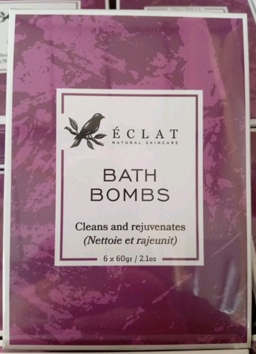 Bath bombs eclat - 6x60g, dry