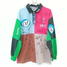 Harlequins Signed Rugby Shirt 2001-2003 Multicoloured Kooga FLT