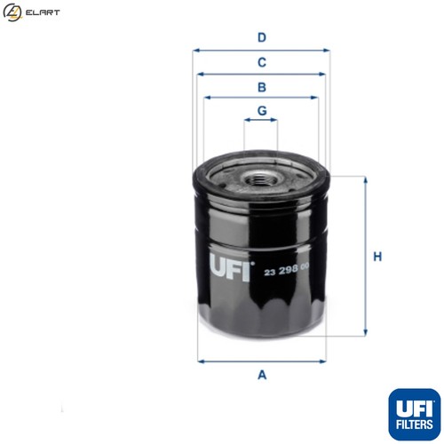 Oil filter 298 - filter, for