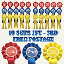 Rosettes 1st 2nd 3rd Place X