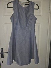 ZARA Light Blue Cotton Half