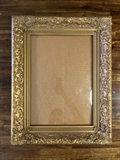 VTG Ornate Gold Wooden Gesso