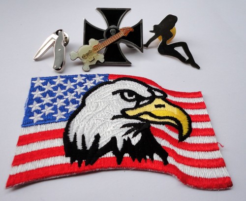 Pre owned biker pin bundle - pre-owned,