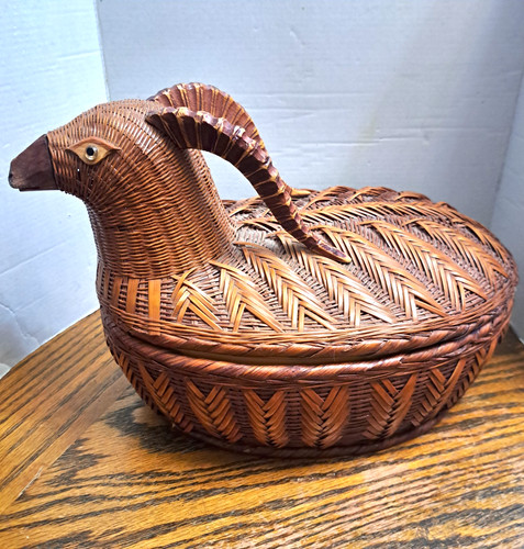 Rams head handmade weaved cane - head,