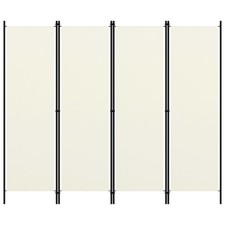 Room Divider 4-Panel White