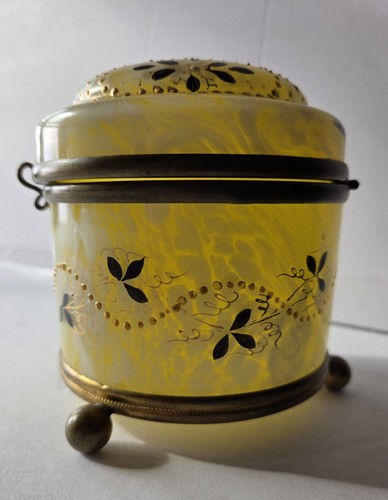 Antique glass jewelry trinket - jewelry/,