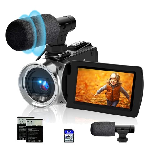 Video camera camcorder with - 4k,