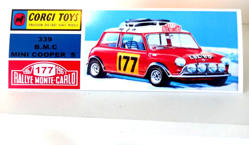 Corgi toys 339 mini cooper - cooper, s