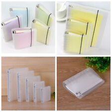 A4/A7/A6/A5 Classic Loose Leaf Ring Binder Notebook Weekly Monthly Planner Diary