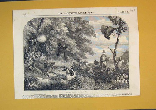 Original old antique print - original,