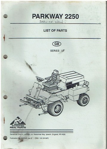 Ransomes parkway 2250 ride - ransomes,