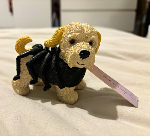 Halloween resin dog figurine - halloween,