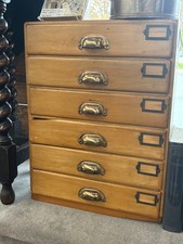 Vintage Wooden 6-Drawer