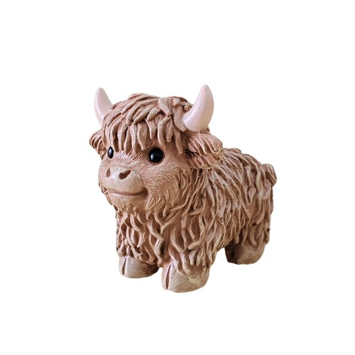 Highland cow statue - statue, decor