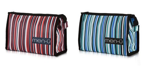 Men stripes toiletry - toiletry, |