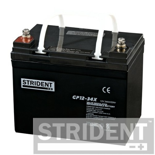 Pair strident 34ah 12v - pair, of