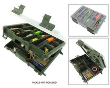 Fishing tackle box for lures - fishing,