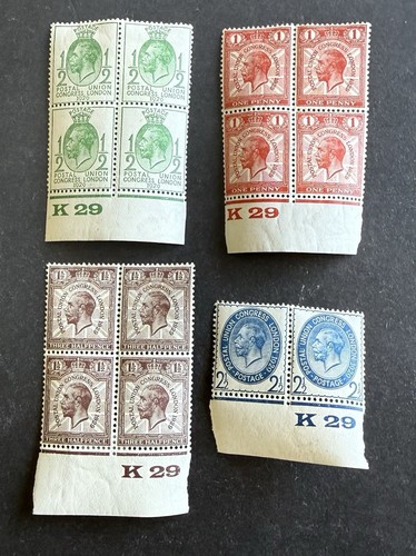 1929 9th postal union - gb,
