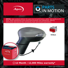 Door / Wing Mirror fits FORD FIESTA Mk6 1.0 Left 12 to 16 N/S Passenger Side New