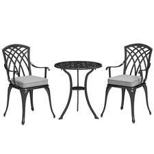 Outsunny 3 PCs Aluminium