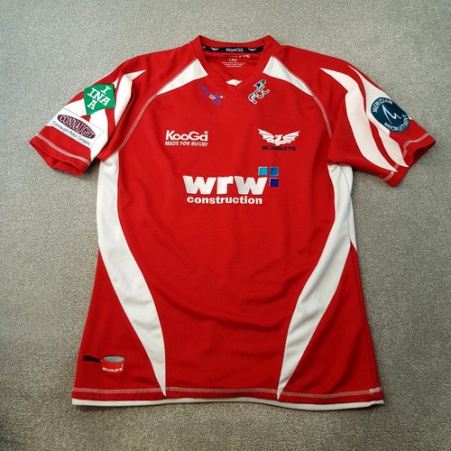 Scarlets rugby shirt - shirt, large