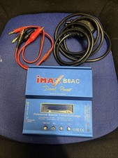 iMAX B6AC 80W LiFe Lipo NiMH Battery Balance Charger UK Plug Power Supply Cable