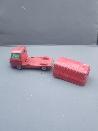 Corgi toys red van - van, commer