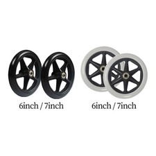 2x front wheel for wheelchair