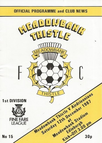 Meadowbank thistle v - thistle,