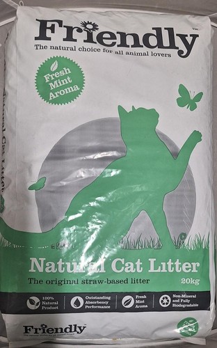 Friendly natural cat litter - friendly,