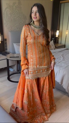 Punjabi sharara plazzo kurti - sharara,