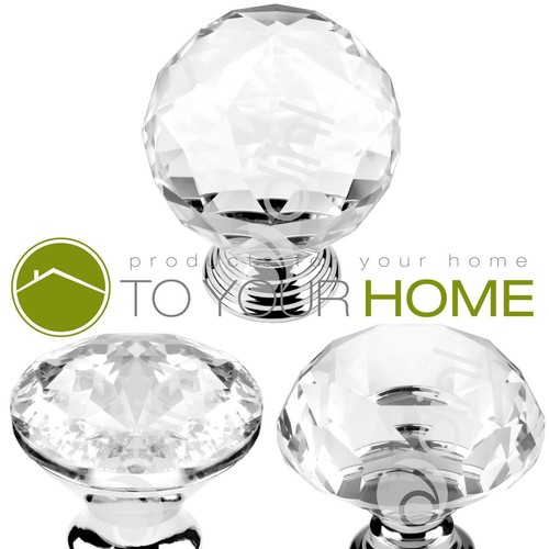 Dihl globe crystal - crystal, knobs