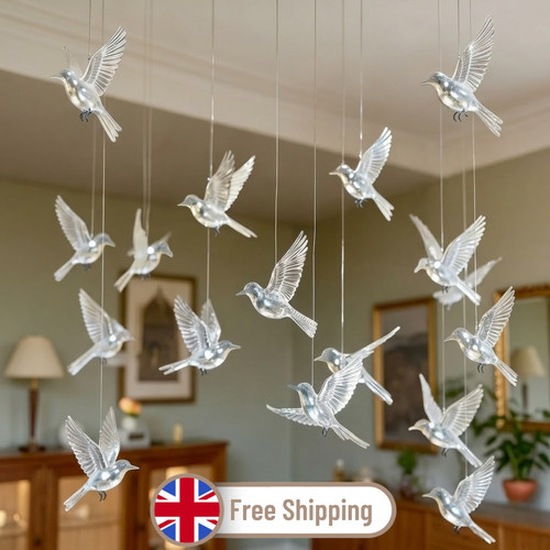 5pcs crystal hummingbird - crystal,