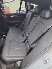 2023 BMW X3 G01 LCI SEATS REAR M SPORT BLACK LEATHER 