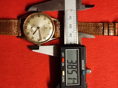 Lanco vintage watch 1960 38mm - vintage,