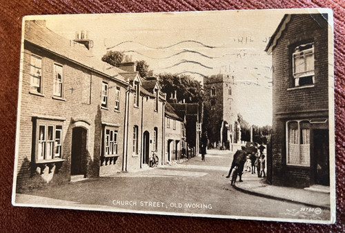 Antique postcard woking surrey - antique,