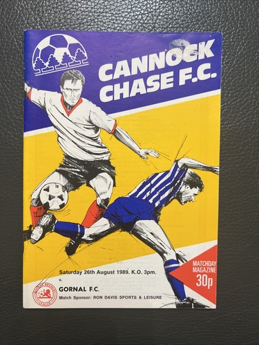 1989 cannock chase - cannock, v