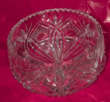 Large Heavy Vintage  Crystal