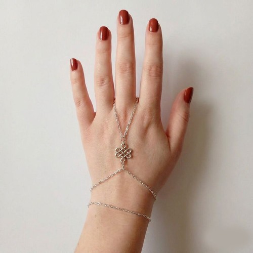 Celtic knot silver plate slave - knot,