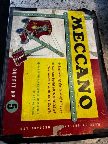 Meccano outfit 5 vintage - no.,