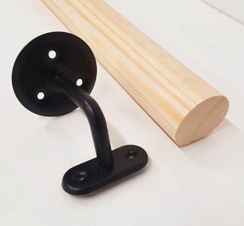 Pine 54mm mopstick - round, stair