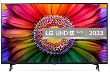 LG LED UR80 43" 4K Smart TV, 2023, Black, Used and in good condition