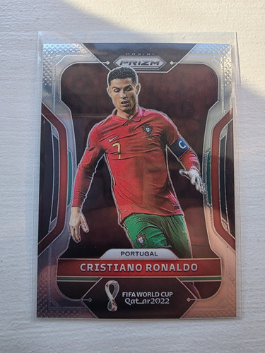 Cristiano ronaldo prizm panini - ronaldo,