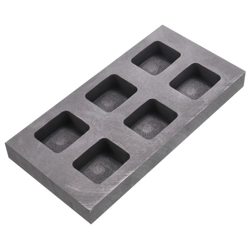 Gold silver graphite ingot - silver,