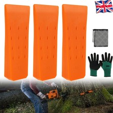3X Plastic Tree Felling Wedges Logging Cutting Cleaving Chainsaw Wedge Tool Kits