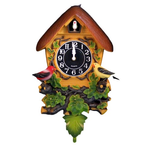 Cuckoo clock with - cuckoo, pendulum